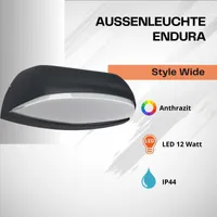 Ledvance Außenleuchte Endura Style Wide dunkelgrau