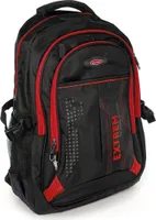 Torba Street Synthetic Plecak Sportowy Damski Męski Czarny Czerwony D2OTJ605R