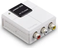 Ugreen Konverter von Analog Digital Audio Video Signalen RCA - HDMI weiß