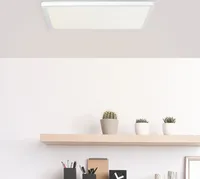 BRILLIANT schwarze LED Deckenleuchte MILTON | eckige Deckenlampe 42 x 42 cm | 24W 3200 Lumen 4000 Kelvin | Kunststoff