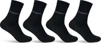 Styleicone Premium Herren Business Socken – 4 Paar in  Schwarz, 39-42