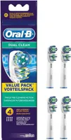 Braun Oral-B EB 417-4 Dual Clean Aufsteckbürsten 4er-Pack