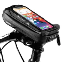 WILDMAN® X3 torba na kierownicę roweru wodoodporna - torba na kierownicę roweru - torby na kierownicę roweru torby rowerowe torby na telefon komórkowy do smartfona