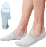 STEVEN 061 Sneaker Socks členkové ponožky - sivé, 44-46, 1 pár