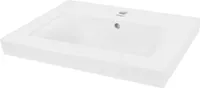 LuxeBath umyvadlo Umyvadlo na desku Square, 60,5x46,5x16 cm, bílá, keramika