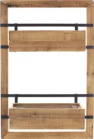 Wand-Pflanzer Industrial, Maße 48 x 73 cm, Pflanzkasten 35 x 13 x 10 cm