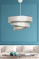 Opviq, Couper- Couper FLH, Beige, Kronleuchter, 40 x 40 cm, Metallkörper