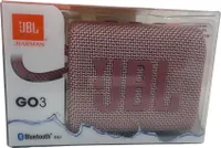 JBL Go 3 Bluetooth Lautsprecher Rosa Tragbar Wasserdicht IP67 5h Akku