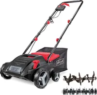 Scheppach Elektro-Vertikutierer SC32 inkl. Messerwalze & Lüfterwalze | 1500 W Motor | Arbeitsbreite 32 cm | 30 L Korb