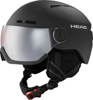 Skihelm Snowboardhelm Ski Snowboard Helm - HEAD KNIGHT - Farbe: schwarz - mit Visier - Unisex, Größe:XS/S (52-54cm)