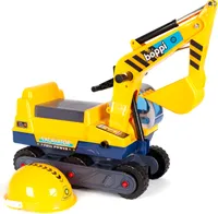 Boppi Kinderbagger Spielzeug Höhe 56cm Gelb