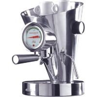 Bugatti DIVA Cromo Espressomaschine, Portionsgerät, Tassenwärmer, Milchaufschäumer