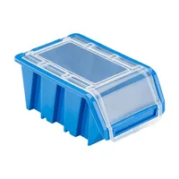 Aufbewahrungsbox mit Deckel XXL Kunststoffbox Allzweckbox Spielzeugkiste  Rollbox blau