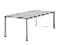 Sieger Tischgestell Aluminium Eisengrau L 160 cm/B 90 cm