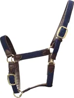 Kentucky Horsewear Stallhalfter Pletený nylonový Halfter Nylonhalfter Navy Full