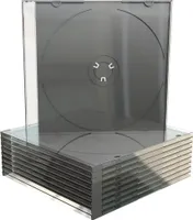 MediaRange CD Leerbox 100ks SlimCase čierny