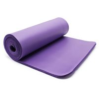 Wiltec Yogamatte violett 180x60x1,5cm Turnmatte Gymnastikmatte Bodenmatte rutschfest extradick Sport