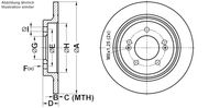 2x BREMSSCHEIBE VOLL Ø 284 MM (24.0110-0400.1) U.A. FßR KIA HYUNDAI Hinten von ATE (Set24.0110-0400.1) Bremsanlage Bremsscheibenset, Scheibenbremse, Satz, Bremsscheibensatz