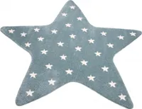 Kinderzimmer Teppich Stern in Türkis Größe - 120 cm Rund