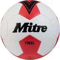 Mitre - Tréninkový míč "Final" 2024 CS2011 (5) (bílá/červená)