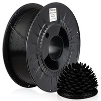 MIDORI® 3D Drucker 1,75mm PETG Filament 1kg Spule Rolle Premium Schwarz RAL9005