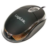 LogiLink Mouse optical USB Mini with LED, USB, Optisch, 800 DPI, 1.5 m