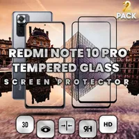 2 balení Xiaomi Redmi Note 10 Pro - Tvrzené sklo 9H - Vysoce kvalitní 3D ochrana displeje