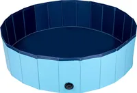 maxxpro Pet bazén pre psov 120 x 30 CM - Stredné plemená psov - Skladací - Protišmykové dno - s vypúšťacím ventilom - Modrý