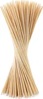 BigDean 100x Pflanzstäbe aus Bambus - Rankhilfe Tomatenstangen Holz Rankstäbe Bambusstäbe 90 cm Pflanzenstäbe Anzuchtstäbe