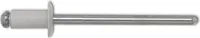 ISO15977 Blindniete Flachrundkopf 4.0x10 Aluminium mit Stahldorn RAL9010 weiß