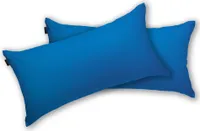 Brielle 2er Set 100% Baumwolle Kissenbezug mit verdecktem Reißverschluss 40 x 80 cm Blau