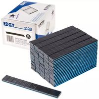 Klebegewichte für Alufelgen EDGY SLIM BLACK - 60g (12 x 5 g schwarz) - 100 Stück