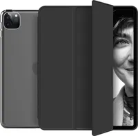 Für Apple iPad Pro 11" 4./3./2. Generation 2022 2021 2020 Smart Cover Schutz schlanke Hülle Tasche Etui Case Schutzhülle - SCHWARZ - Ständerfunktion