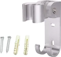 INF Verstellbarer Duschkopfhalter, Duschkopfhalterung aus Aluminium, kein Bohren