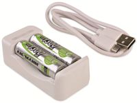 ANSMANN Ladegerät Akku, für 1-2 NiMH AAA,AA, inkl. 2x AA 1300 mAh Akku