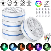 Unterwasser Lichter Wasserdichte LED RGB Tauch Aquarium Pool Teich Lampe