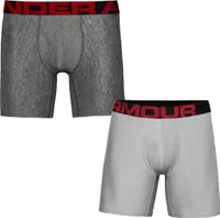 Under Armour Bokserki męskie UA Tech (15 cm) 2-pak - 1363619, Kolor:Grey Combo, Materiał:M