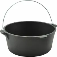 Kochtopf 5,5 L aus Gusseisen mit Deckel Metalldeckel Bräter Schmortopf Induktion