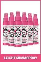 sanosan Leichtkämm Spray für Kinder - Leichtkämmspray mit Bio Olivenextrakt & Milchprotein - Haarpflege 6x 125 ml