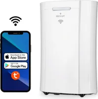 House & Air - Odvlhčovač vzduchu - Možnost připojení k síti WLAN/aplikacím - Funkce SMART - Do 50 m² - 10 litrů za den - 135 m³/h - 165W vysoušeč vzduchu - Odvlhčovač vzduchu bílý