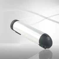 E-Bike Trinkflaschenakku 36V 17,5Ah 630Wh LG Zellen silber Li-Ion Rahmenakku Battery Akku Pedelec