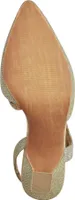 MARCO TOZZI Damen Pumps Slingback geschwungener Absatz 2-29600-42, Größe:37 EU, Farbe:Gold