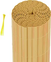 Yakimz PVC plot soukromí zástěna soukromí zahradní plot soukromí zástěna větrná clona pro balkon a terasu, bambus 120x300cm