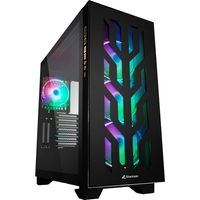 Sharkoon ELITE SHARK CA300T - Midi Tower - PC - Schwarz - ATX - EATX - micro ATX - Mini-ITX - Gaming