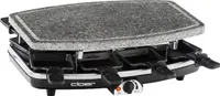 CLOER Raclette 6430 mit Naturstein 1100Watt schwarz