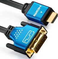 deleyCON 2m HDMI zu DVI Kabel High Speed - 1080p Full-HD 3D Ready - HDMI auf DVI Adapterkabel