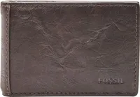 FOSSIL Geldklammer Neel Money Clip Bifold Brown braun