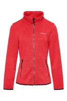 Nordberg Andrea Fleece Cardigan – Damen – Rot Melange – Größe XL
