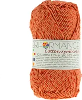 Strickgarn Wolle Baumwolle Symbiosis 50g #198 orange