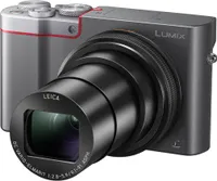 Panasonic Digitale Kompaktkameras DMC-TZ101EG-K Kompaktkamera silber #AS